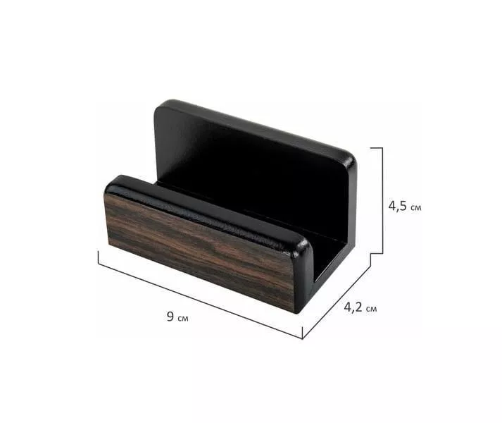 Набор настольный Galant Blackwood из дерева, 8 (9)  предметов, чёрное дерево